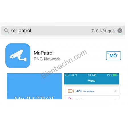 Hướng dẫn xem camera Sambo qua điện thoại bằng phần mềm Mr Patrol